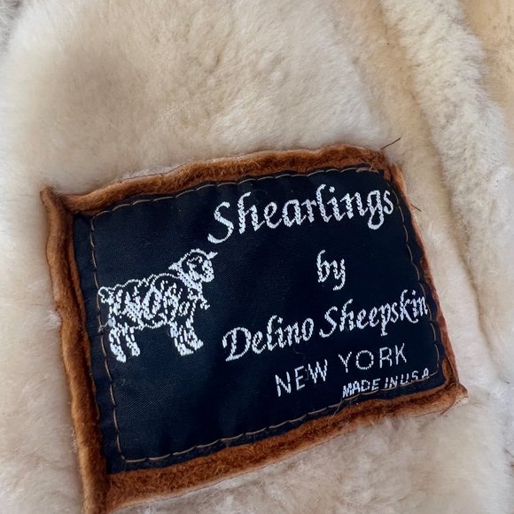 Shearling & Suede Western Jacket /Poncho - Size M/L - Picture 6 of 6